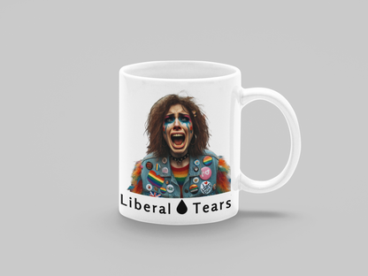 LIBERAL TEARS - White glossy mug