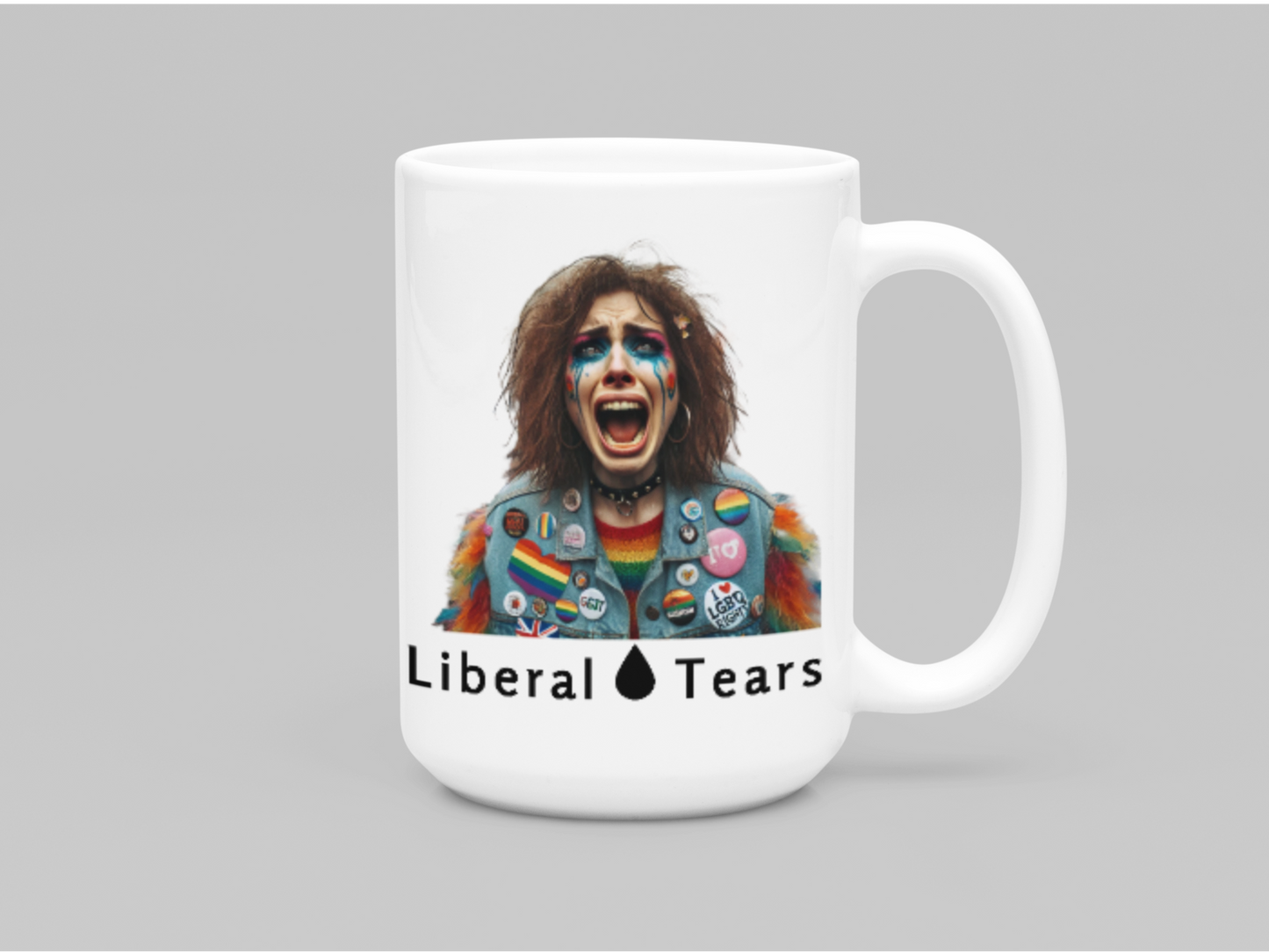 LIBERAL TEARS - White glossy mug