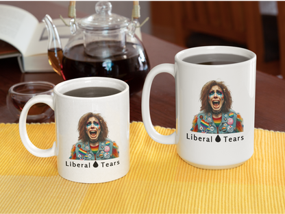 LIBERAL TEARS - White glossy mug