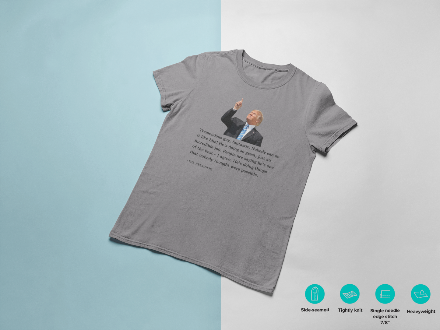 Endorsement from the President - Men's Heavyweight T-Shirt