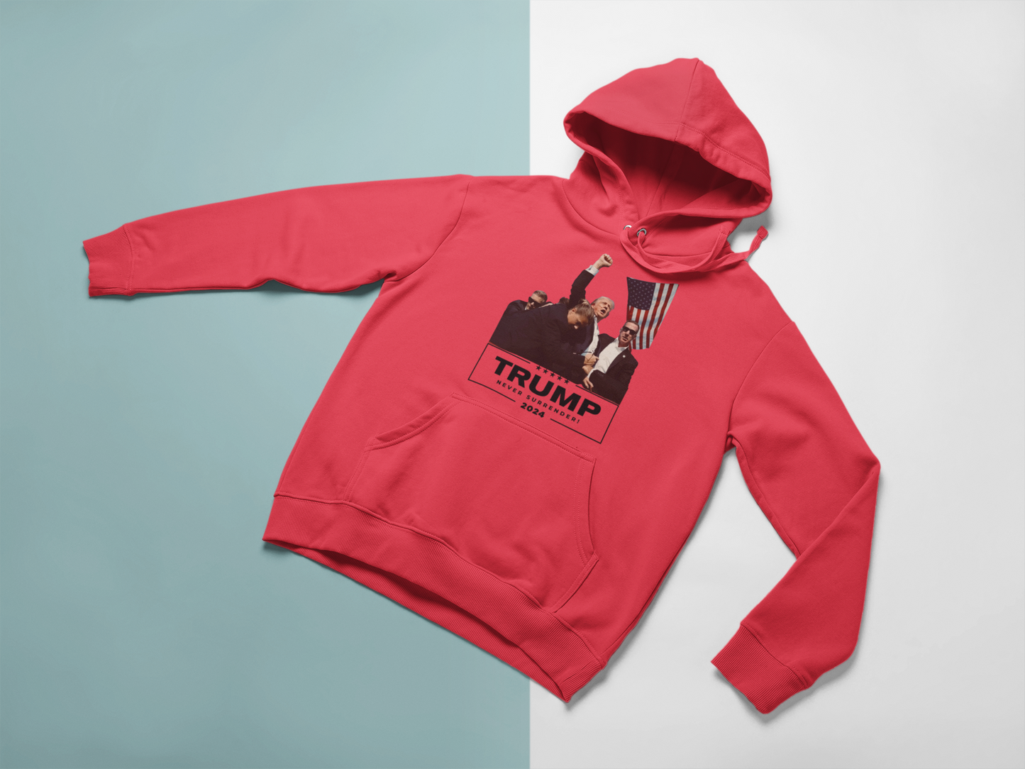 Trump failed Assassination / NEVER SURRENDER 2024 - Hoodie