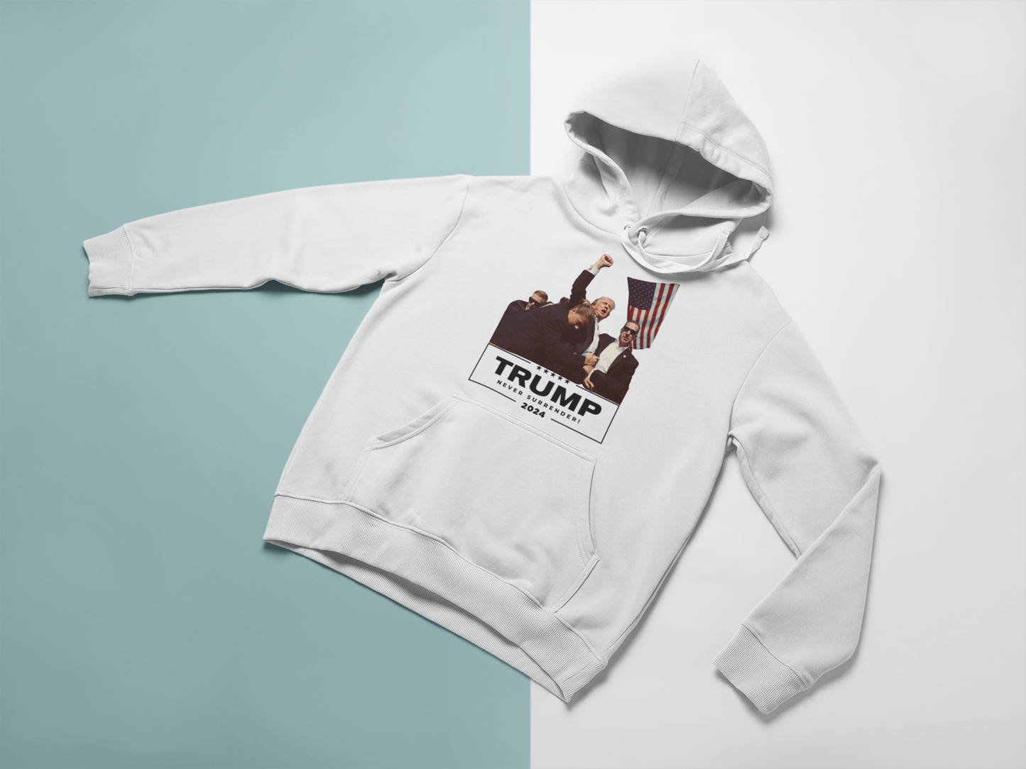 Trump failed Assassination / NEVER SURRENDER 2024 - Hoodie