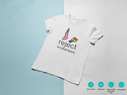 reject wokeness - Men's Heavyweight T-Shirt