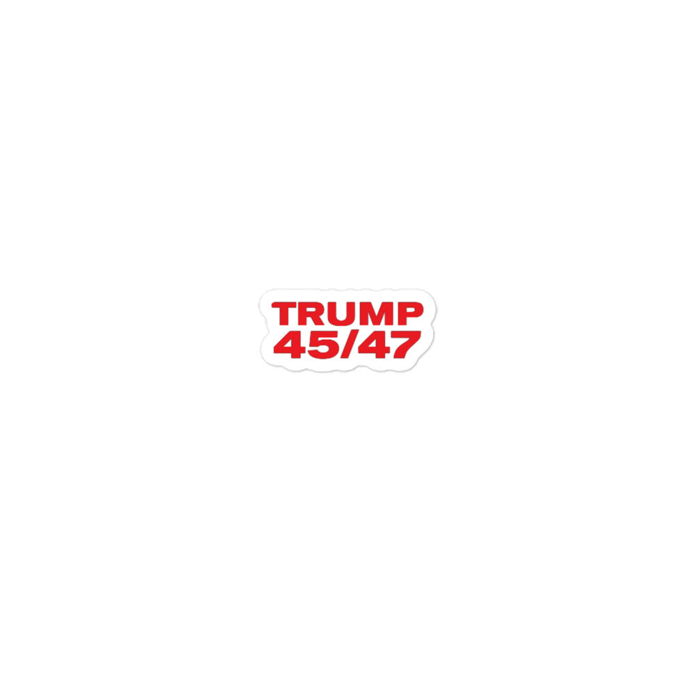 Trump 45/47 - Bubble-free sticker